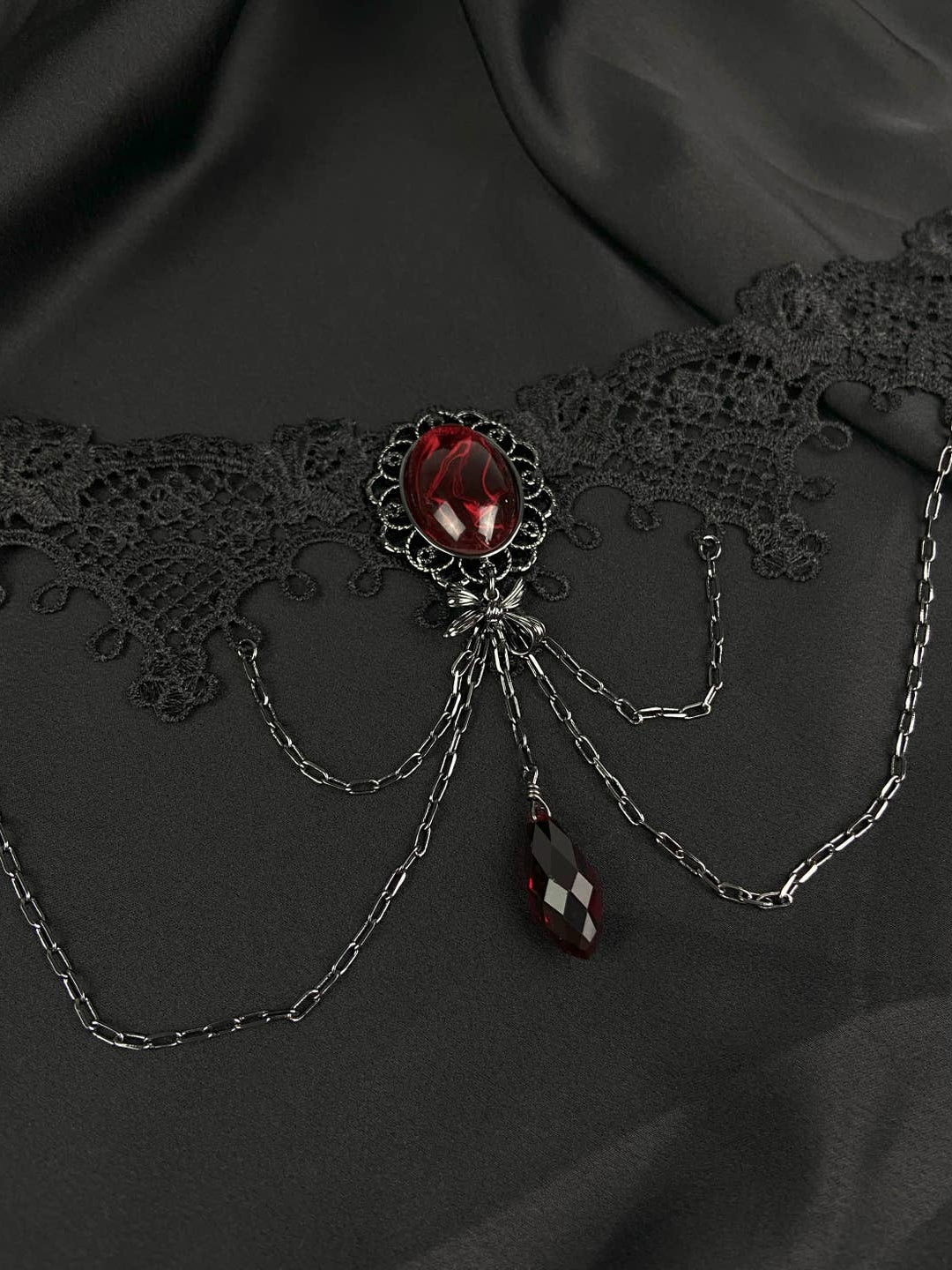 Lace Bow Choker
