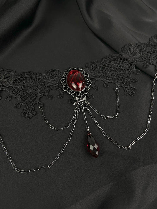 Lace Bow Choker