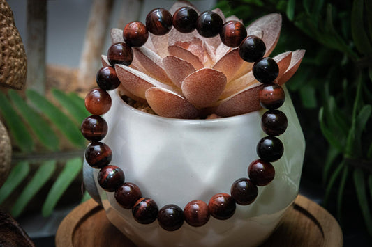 Red tigers eye power bracelet