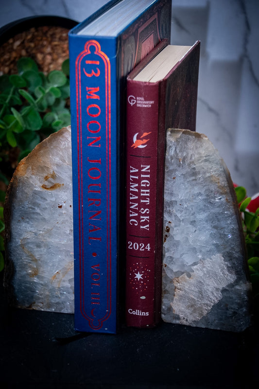 Agate bookends