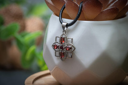 Garnet necklace