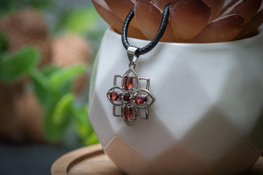 Garnet necklace