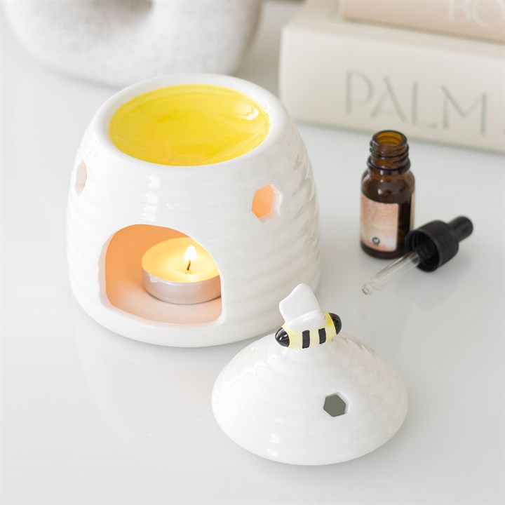 Beehive oil burner
