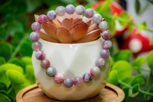 Unicorn stone 8mm power bead bracelet