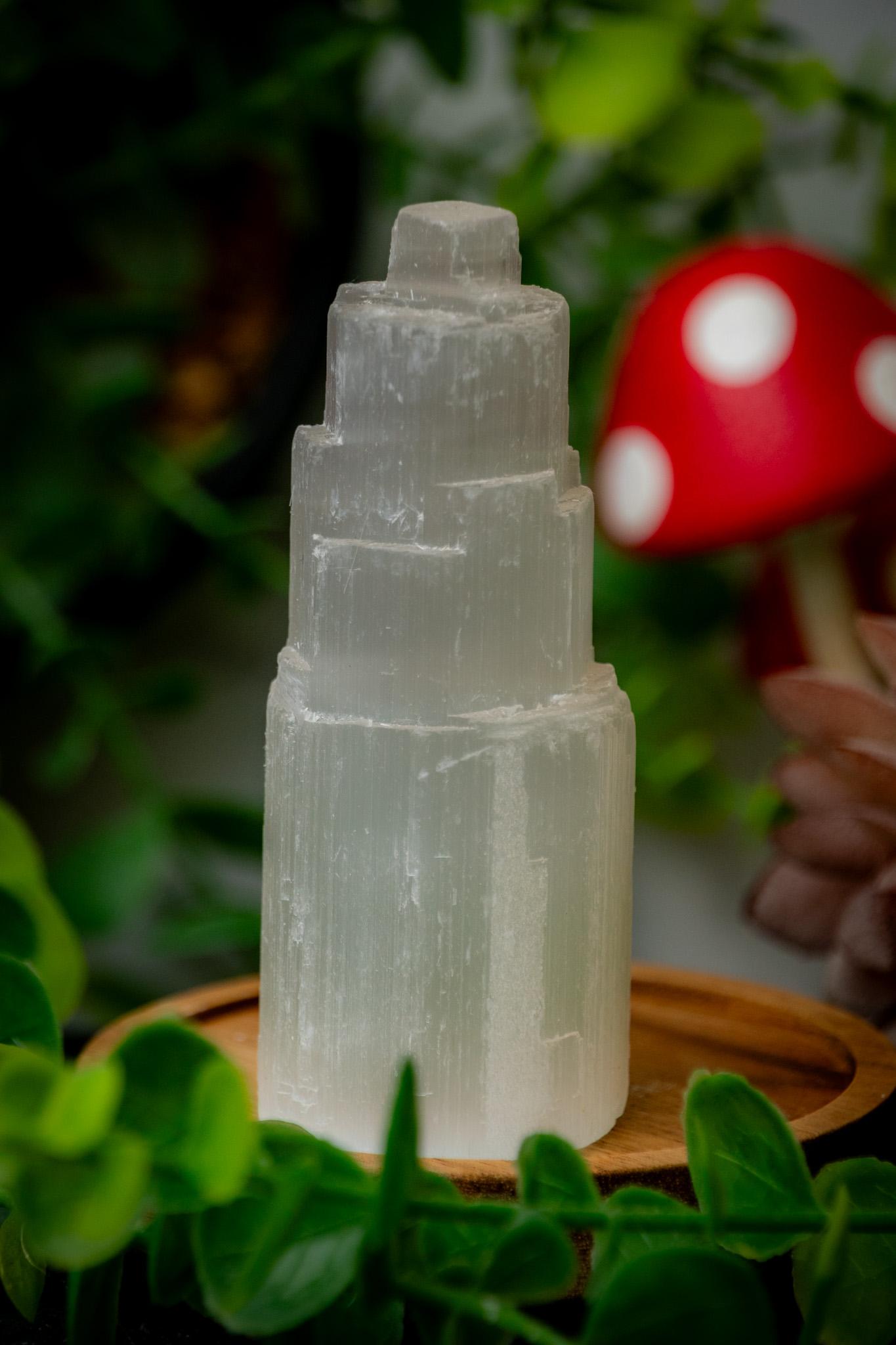 Selenite (satin spar) tower