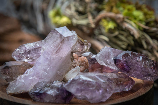 Shangaan Chiredzi amethyst points